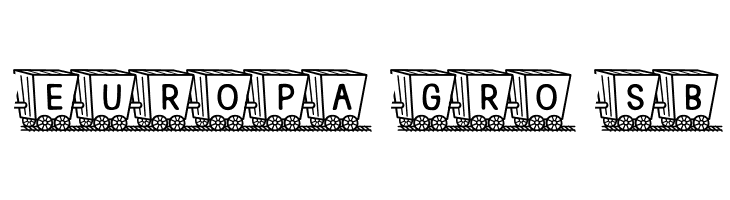 Train Letters Demo  Free Fonts Download