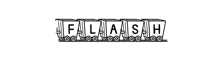 Train Letters Demo  Free Fonts Download