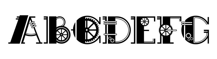 Mechanical Demo Regular  Free Fonts Download