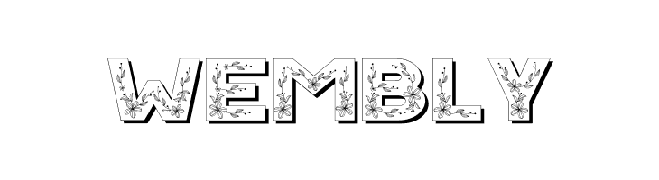 Floral Season Shadow  Free Fonts Download