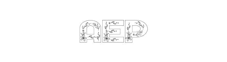 Floral Season Outline  Free Fonts Download