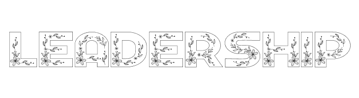 Floral Season Outline  Free Fonts Download