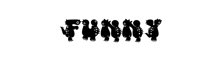 Monster DIno  Free Fonts Download