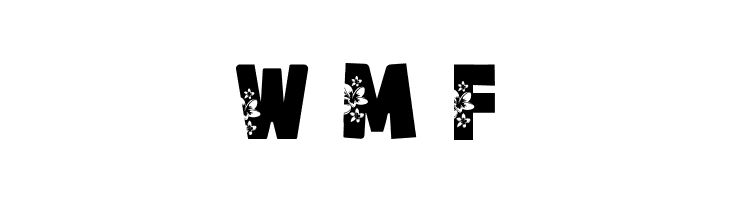 Flower Brownies  Free Fonts Download