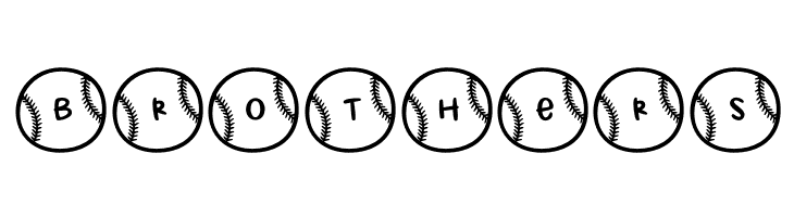 Baseball Letters Demo Regular  Free Fonts Download
