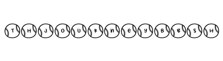 Baseball Letters Demo Regular  Free Fonts Download
