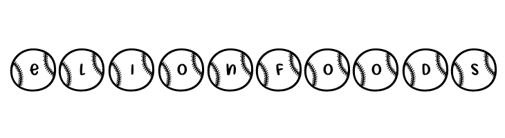 Baseball Letters Demo Regular  Free Fonts Download