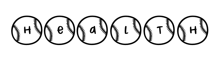 Baseball Letters Demo Regular  Free Fonts Download