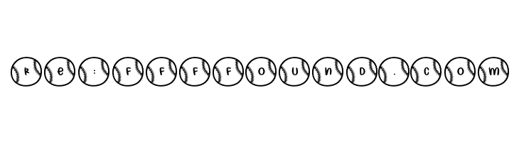 Baseball Letters Demo Regular  Free Fonts Download