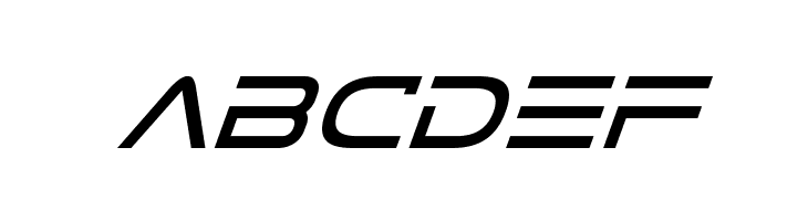 Tele-Marines Italic  Free Fonts Download