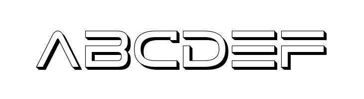 Tele-Marines Shadow  Free Fonts Download