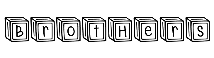 Letter ^  Blocks Regular  Free Fonts Download