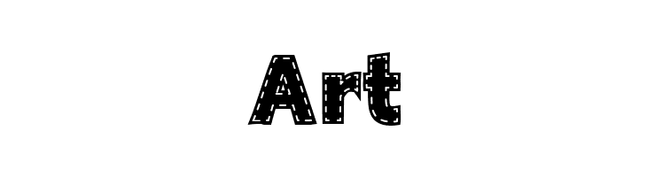 Thick Stitch  Free Fonts Download