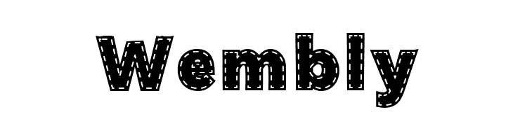 Thick Stitch  Free Fonts Download