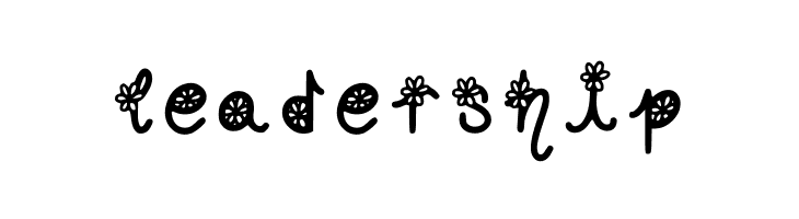 Flower Font Regular  Free Fonts Download