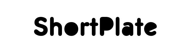 ShortPlate Zitti Font