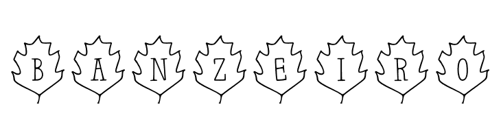 Leaf Letters  Outline Demo  Free Fonts Download