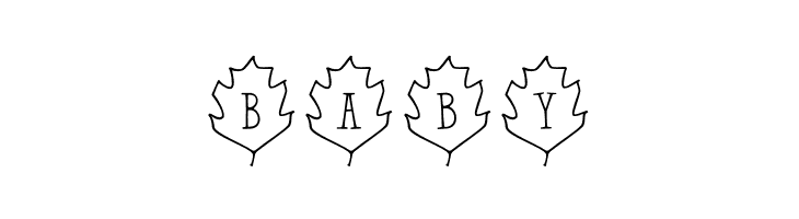 Leaf Letters  Outline Demo  Free Fonts Download