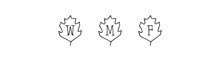 Leaf Letters  Outline Demo  Free Fonts Download