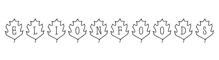 Leaf Letters  Outline Demo  Free Fonts Download
