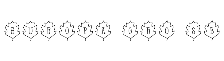Leaf Letters  Outline Demo  Free Fonts Download