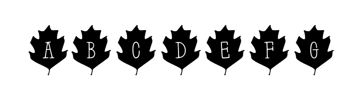Leaf Letters  Regular Demo  Free Fonts Download