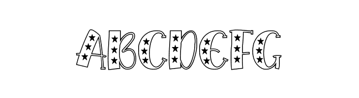 Christmas STARS  Free Fonts Download