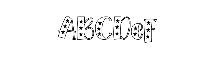 Christmas STARS  Free Fonts Download