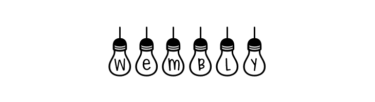 (Hanging Lights) Regular  Free Fonts Download