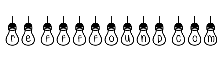 (Hanging Lights) Regular  Free Fonts Download