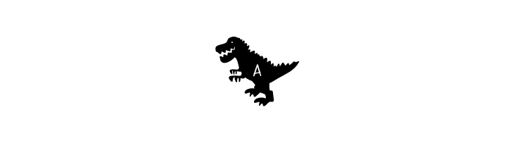 Lettersaurus*Rex Regular  Free Fonts Download