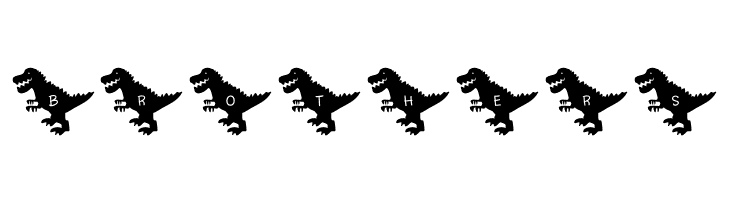 Lettersaurus*Rex Regular  Free Fonts Download