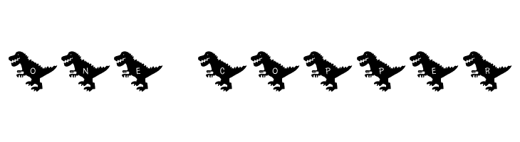 Lettersaurus*Rex Regular  Free Fonts Download