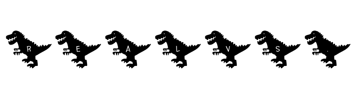 Lettersaurus*Rex Regular  Free Fonts Download