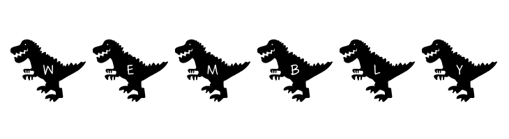 Lettersaurus*Rex Regular  Free Fonts Download
