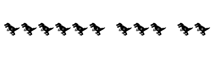 Lettersaurus*Rex Regular  Free Fonts Download