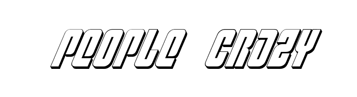 Philadelphia Italic 3D  Free Fonts Download