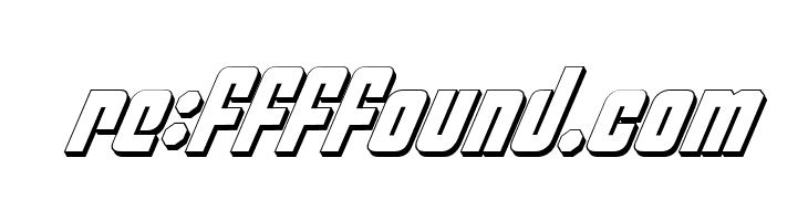 Philadelphia Italic 3D  Free Fonts Download