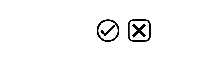 Check Icons Regular  Free Fonts Download