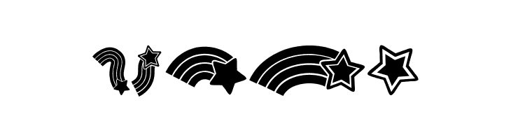 Rainbow Stars Regular  Free Fonts Download