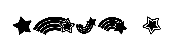 Rainbow Stars Regular  Free Fonts Download