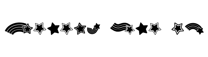 Rainbow Stars Regular  Free Fonts Download
