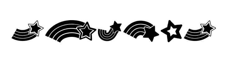 Rainbow Stars Regular  Free Fonts Download