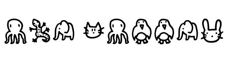 Animals Regular  Free Fonts Download