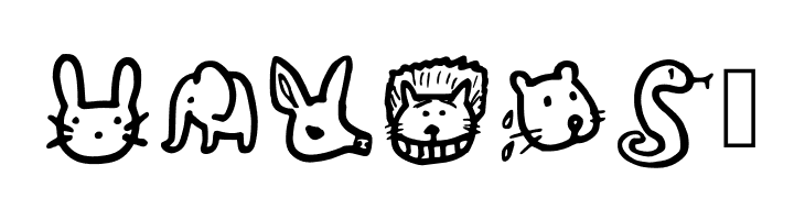 Animals Regular  Free Fonts Download