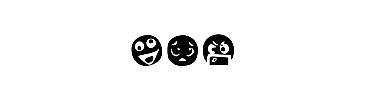 Fluent Emojis 133 Regular  Free Fonts Download
