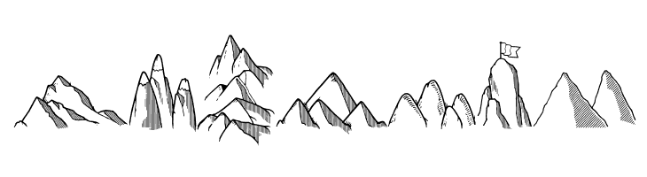 Mountains Set  Free Fonts Download