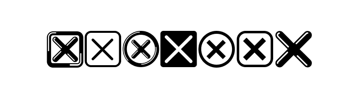 Check And Uncheck Regular  Free Fonts Download