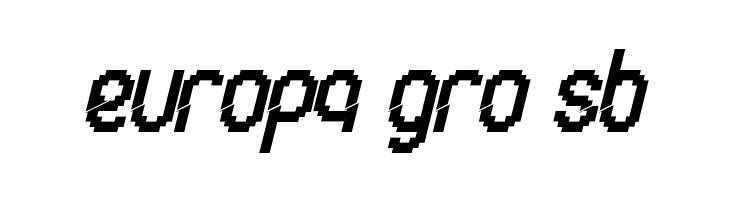 Glitchy Demo Italic  Free Fonts Download