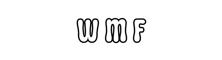 Squid Outline PERSONAL USE Regular  Free Fonts Download